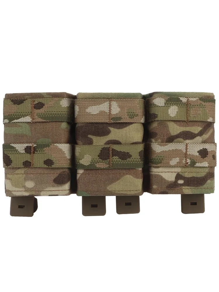 Système Molle de pochette tactique moyenne rapide 5.56, avec pinces Kydex pour porte-plaque, pochettes Airsoft M4 AR15 MAG