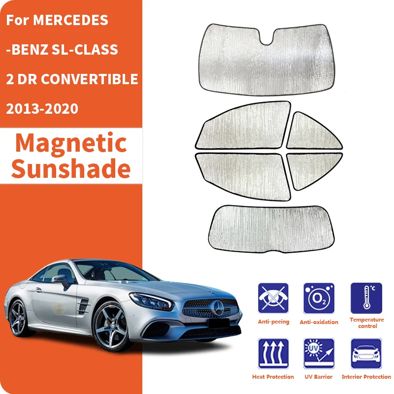 Car Window Sunshade Anti Car Sun Window Visors Sunshade Covers Privacy For MERCEDES-BENZ SL-CLASS 2 DR CONVERTIBLE 2013-2020