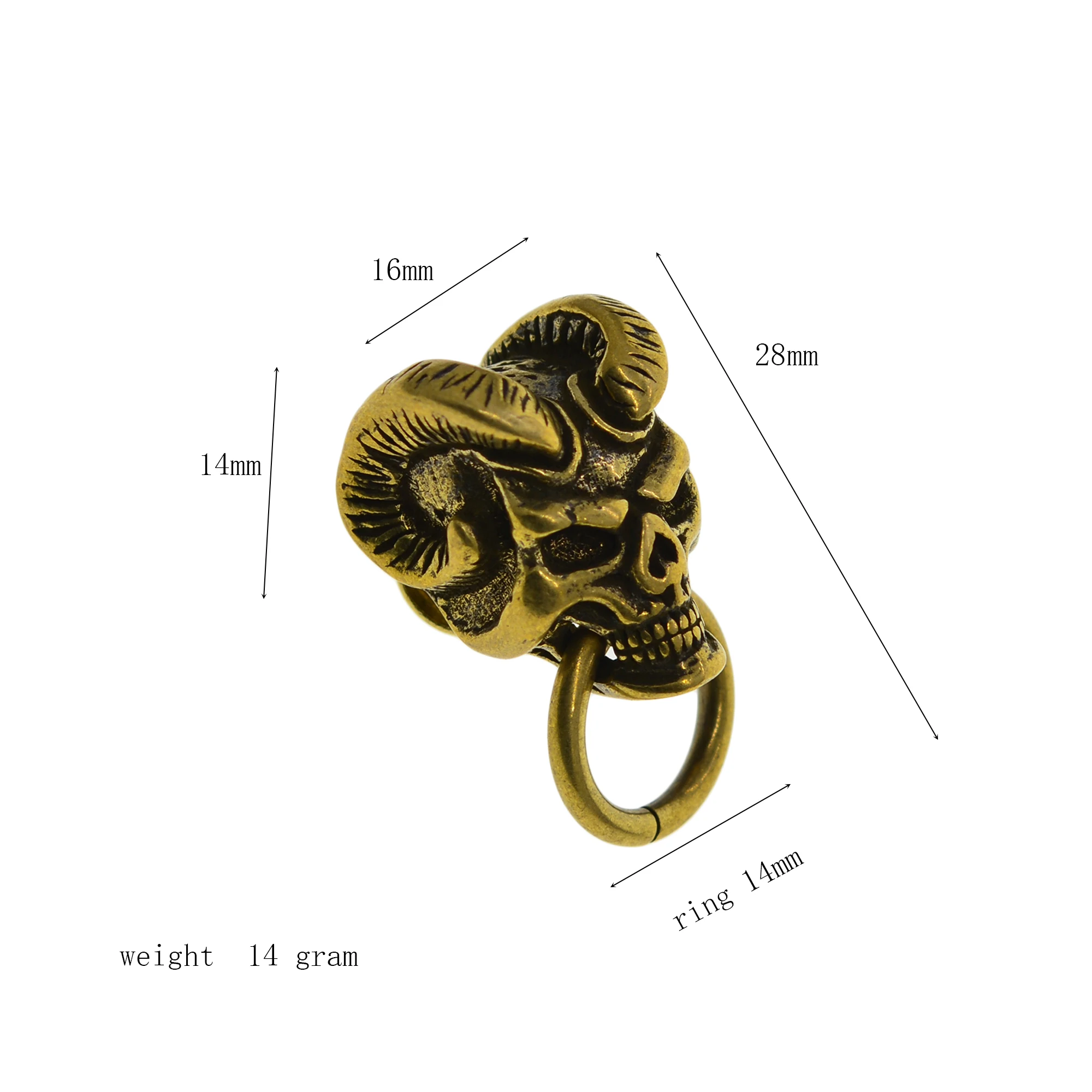 Feiner 3D-Messing-Höllenjunge, – Chain Lock Combination Bewertung und Preis