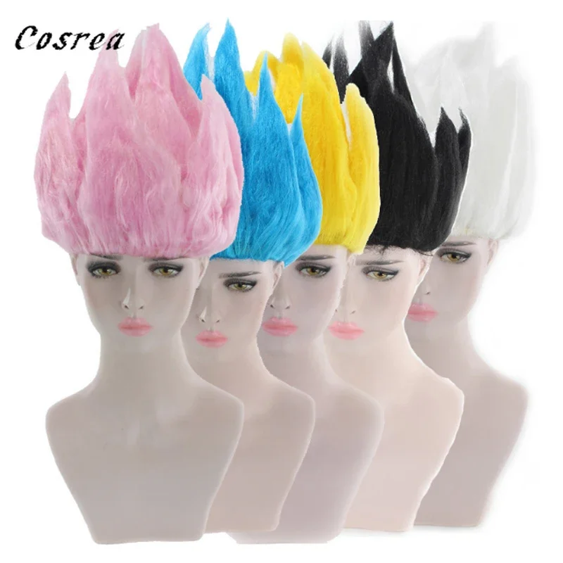 Anime With Costume Props Zamasu Wigs With Super Son Goku Cosplay Wigs Hair for Mens Women Halloween Cos Wigs