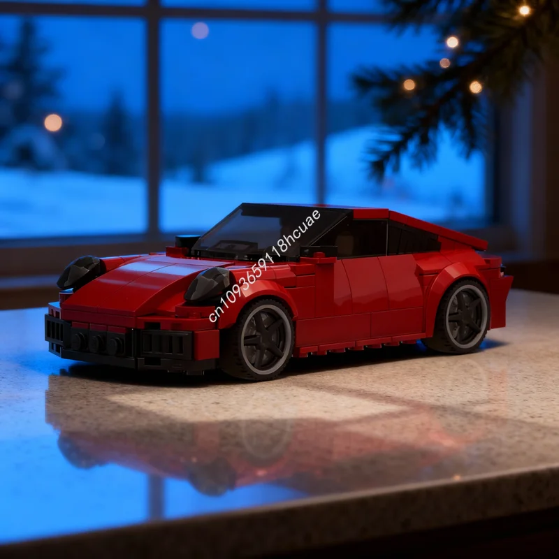 

307pcs MOC City Champions Porscheed 2 GTS Model Building Blocks Architecture Christmas Gifts Idea Toy Creative Education Brick