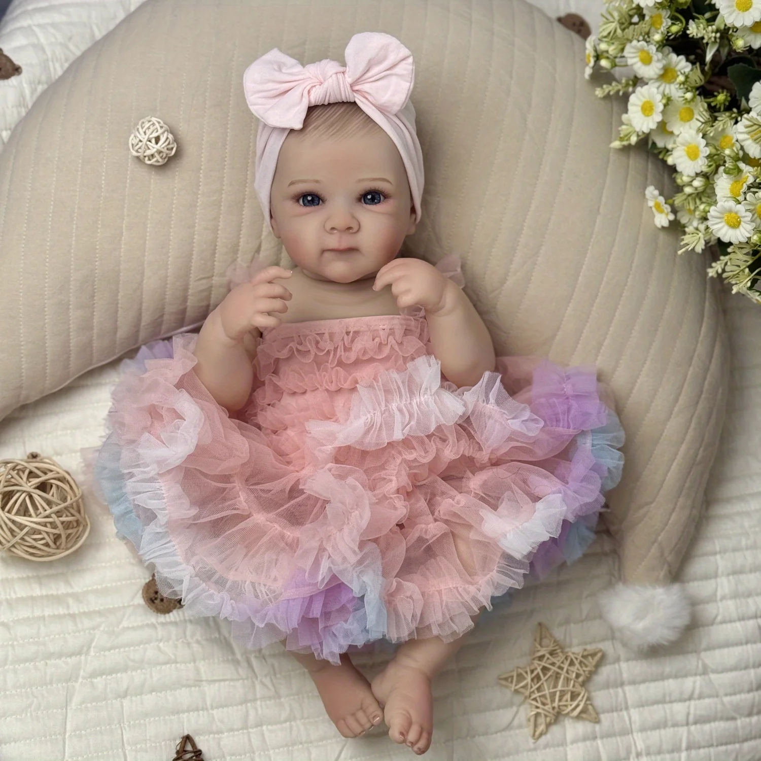 aonpeng-45cm-18inch-full-vinyl-reborn-doll-lifelike-handmade-princess-dress-kids-birthday-gift-collectible