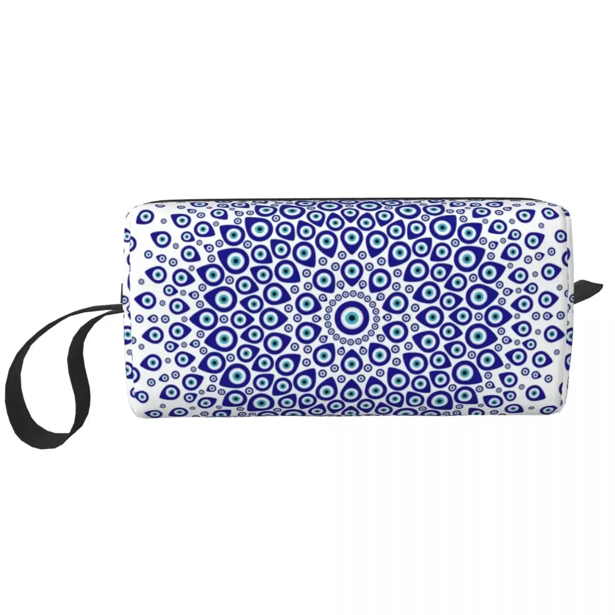 

Nazar Turkish Evil Eye Makeup Bag Pouch Cosmetic Bag for Men Women Greek Amulet Mystical Toiletry Bag Storage Pouch Bag