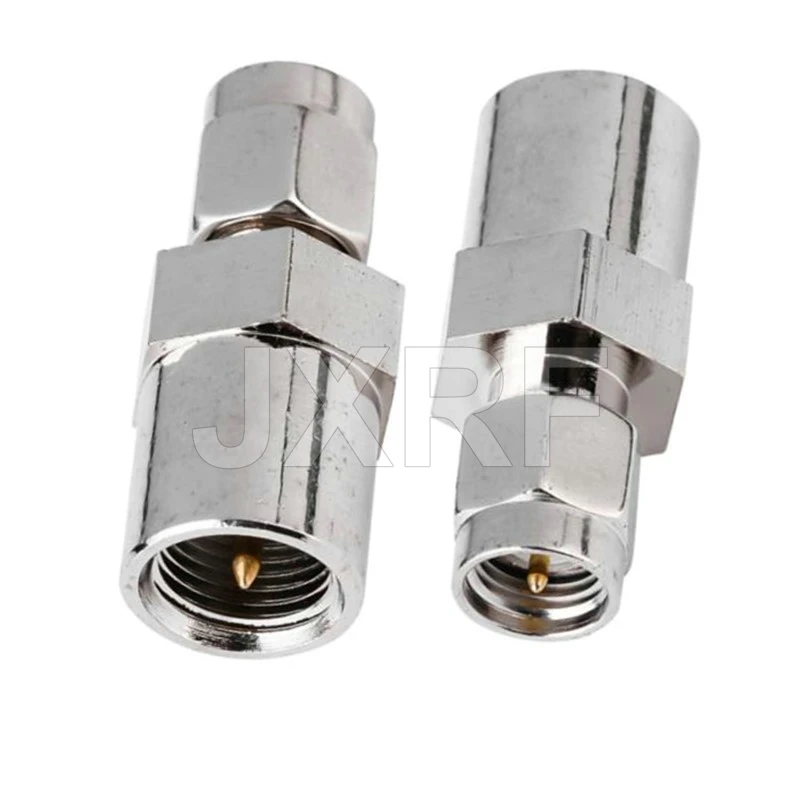 JXRF Connector 2PCS FME Male Female to SMA Male Female RF Coaxial Adapter FME to SMA Coax Jack Connector