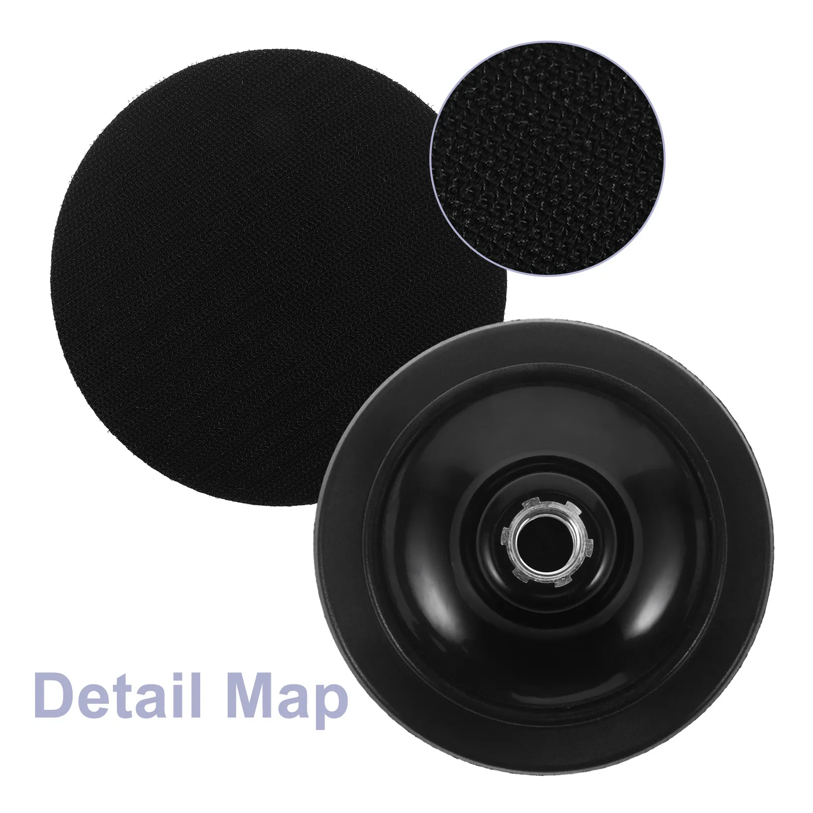 5 Inch Automotive Polishing Pad Rotary Polisher Backing Pad Thread Efficient Car Detail Buffer Polisher Attachment Drill