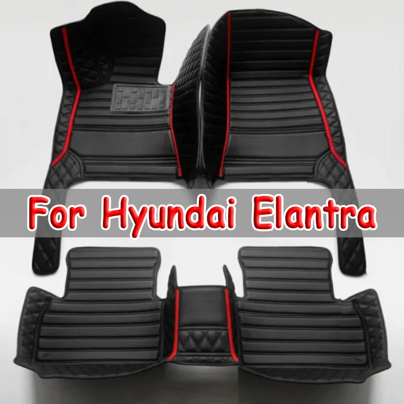 

Автомобильные коврики для Hyundai Elantra Avante AD MK6 2017 ~ 2020, роскошный кожаный коврик, набор автомобильных ковров, детали интерьера, автомобильные аксессуары