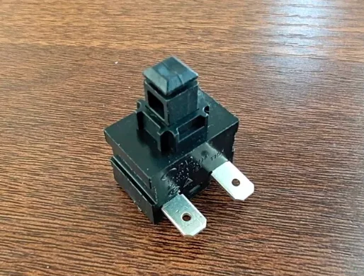 Vacuum Cleaner Switch - Self-Locking PA2 Power Switch for Vacuum Cleaners and Water Heaters, 250V 10A