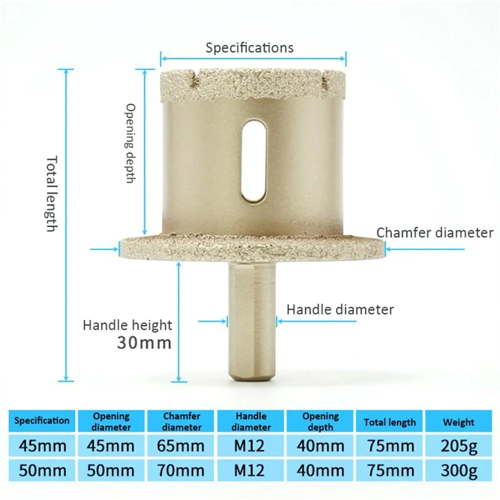

Алмазное сверло, открывалка для отверстий в раковине, раковина для цветочного горшка, развертка для мрамора, кольцевая пила