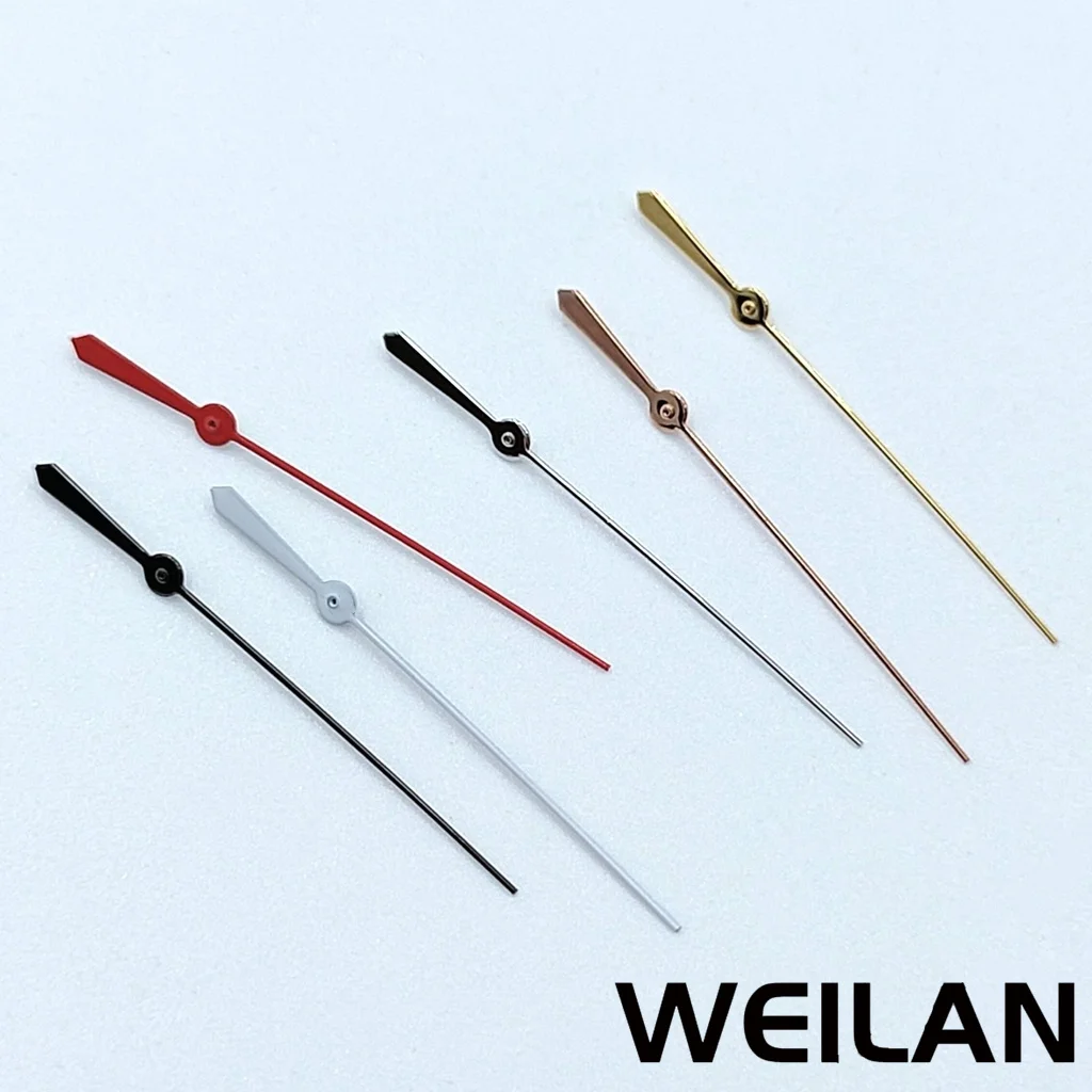 NH35 NH36 7S26 7S36 4R35 4R36 حركات 12.5 مللي متر مسدس فضي أحمر ذهبي أبيض ساعة واحدة الأيدي الثانية