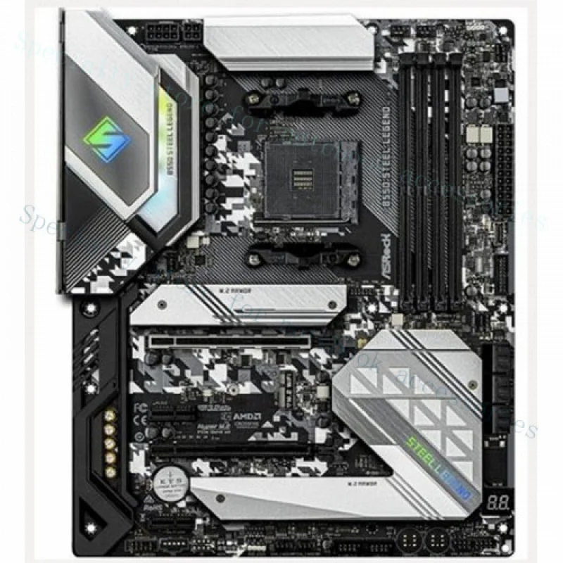 

A++For ASRock B550 Steel Legend Desktop Motherboard Socket AM4 B550 PCI-E 4.0 M.2