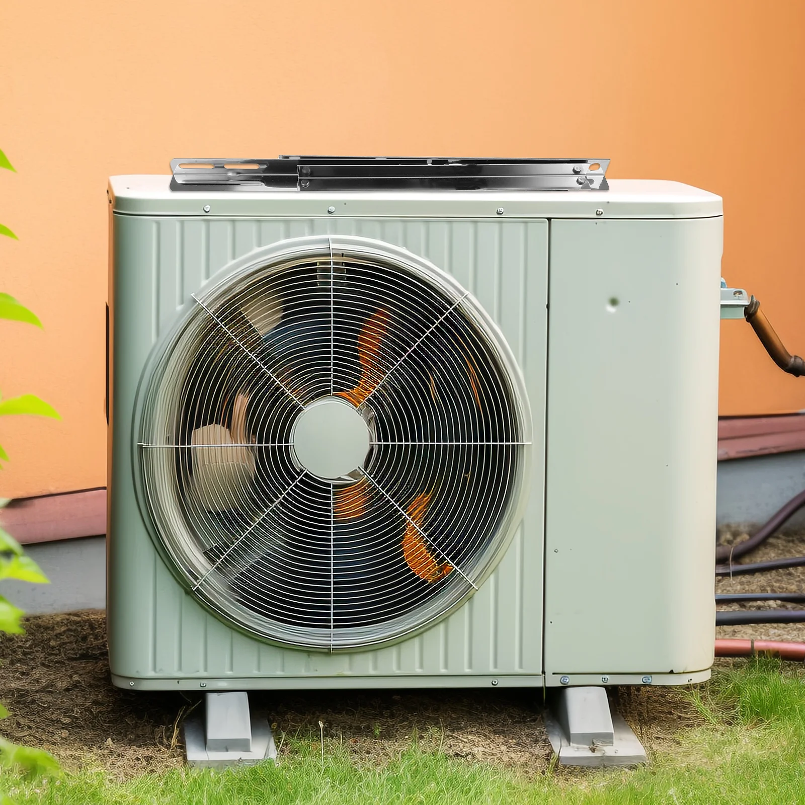 

1Pair Air Conditioner Outdoor Mounting Bracket Stainless Steel Stable Support Rack Home Use Hanging Frame for External Unit