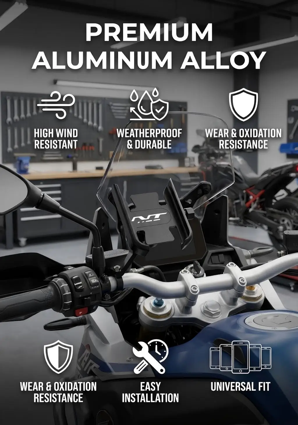 Motorcycle Phone Ho…