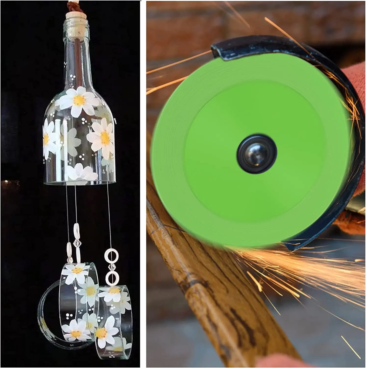 Diamond Ultra Thin Green Brazing Blade Cutting Blade Ceramic Jade Glass Tile Wine Bottle Grinding Cutting Saw Blade Tool