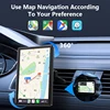 범용 8 인치 휴대용 회전식 자동차 화면 무선 Carplay 안드로이드 자동 및 WIFI 미러 링크 주차 후면 카메라 AUX 스테레오 4