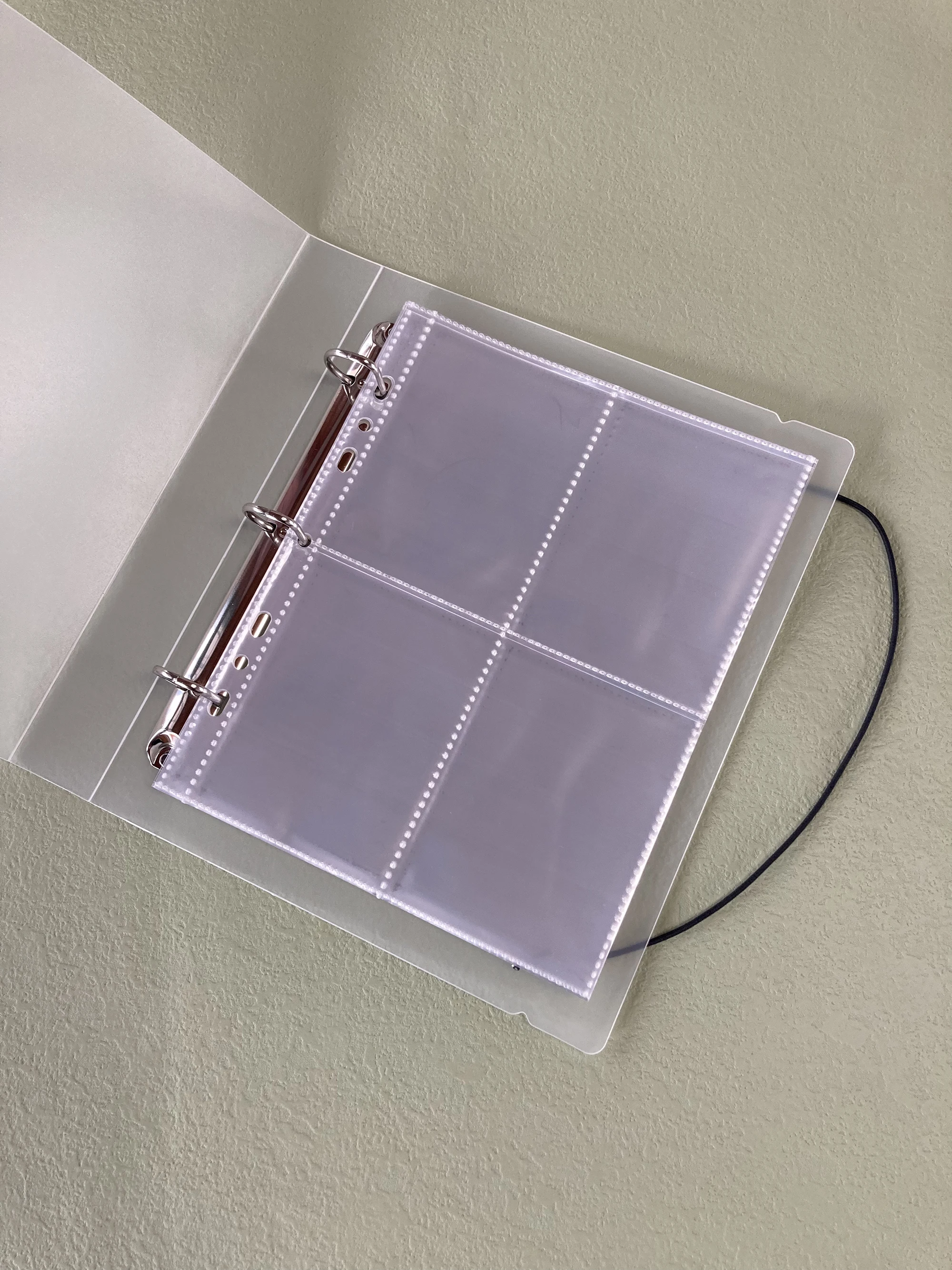 

10 Sheet Kpop Photocard Binder Pocket Sleeves PVC Free Double Sided A5 Photo Album Refill Pages Transparent Postcard Sleeves 4x6