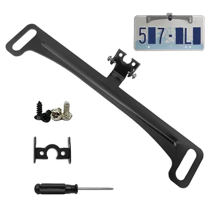 

Reverse Rear Camera License Plate Bracket Reverse Cam Holder Waterproof Rear Reverse License Plate Camera Mount Kit For Sedan