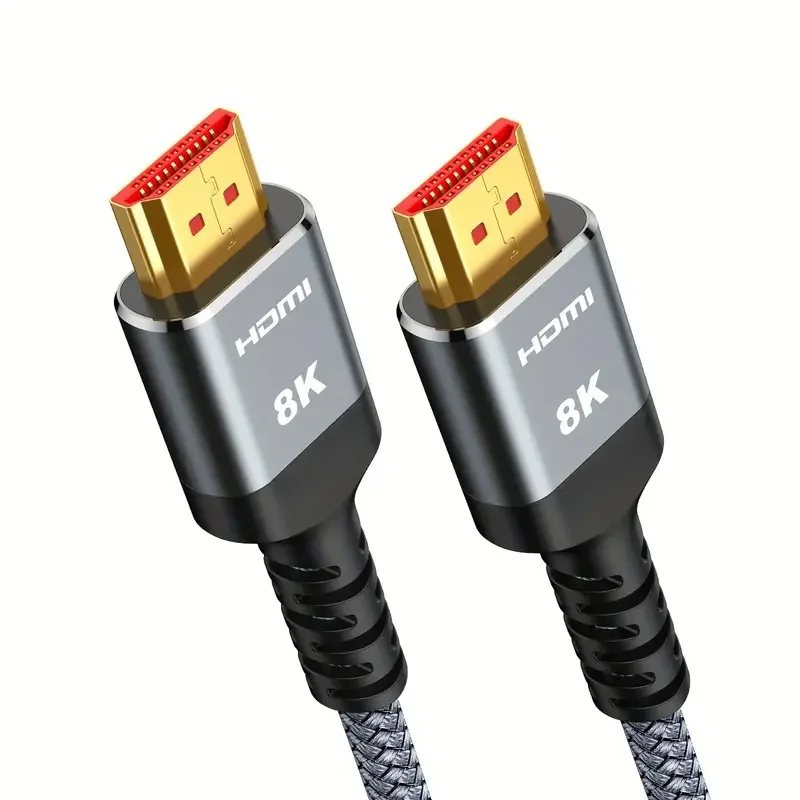 MIZIQIER HDMI 2.1 câble HDMI cordon 8K 60Hz 4K 120Hz 48Gbps EARC ARC HDCP Ultra haute vitesse HDR pour HD TV projecteur d'ordinateur portable PS4 PS5