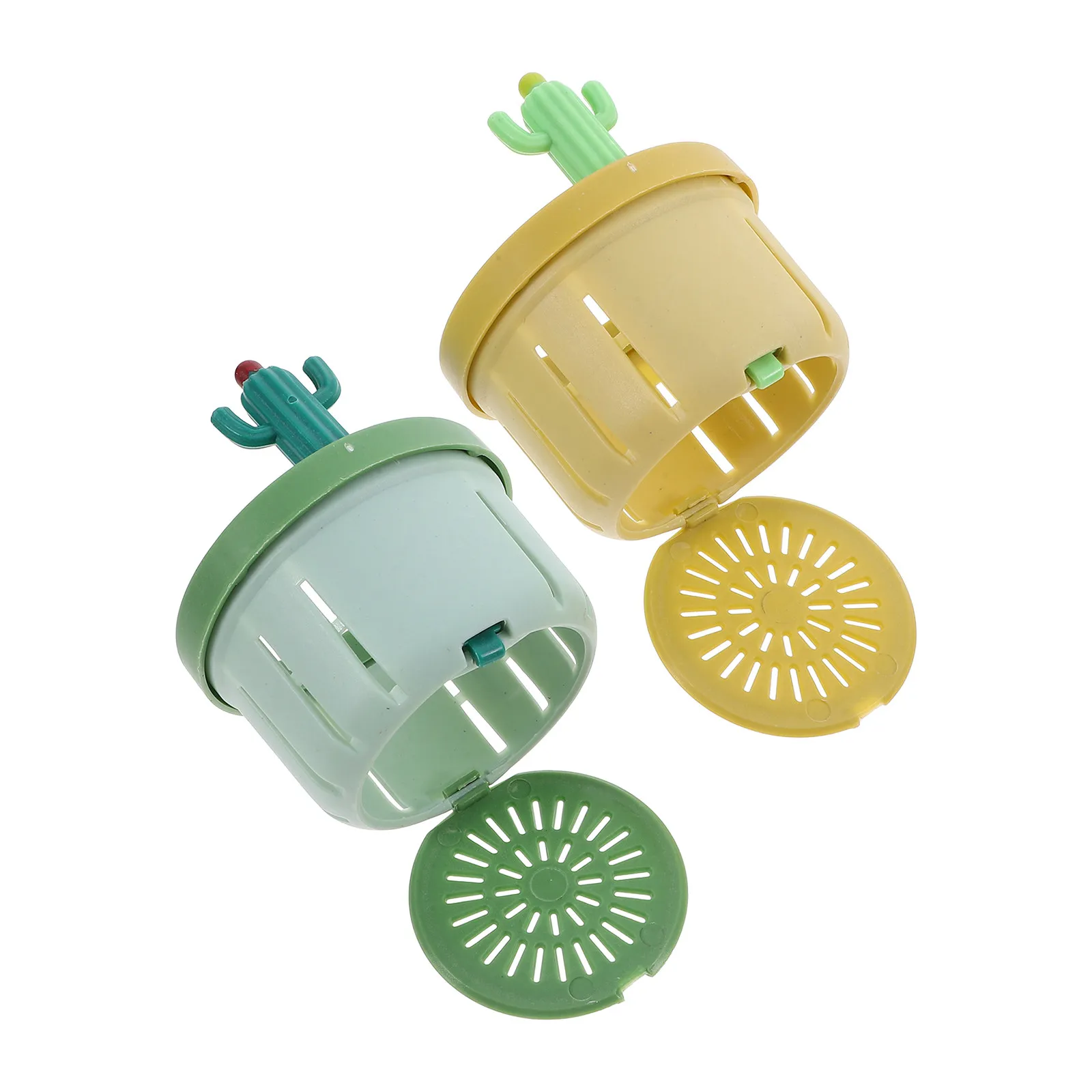 

2Pcs Sink Strainer Basket Solid PP Kitchen Sink Filter Stopper Drain Catcher Hair Catcher Anti-Clog Kitchen Strainer