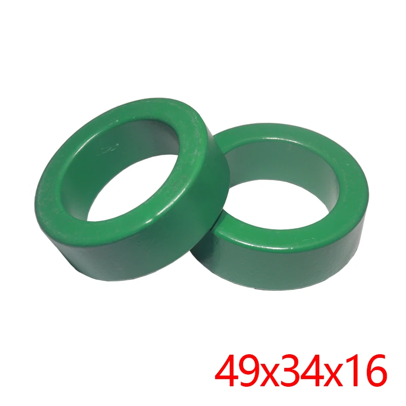 【1PCS】49x34x16mm Anti-interference filtering inductor magnetic ring voltage and frequency converter green ring