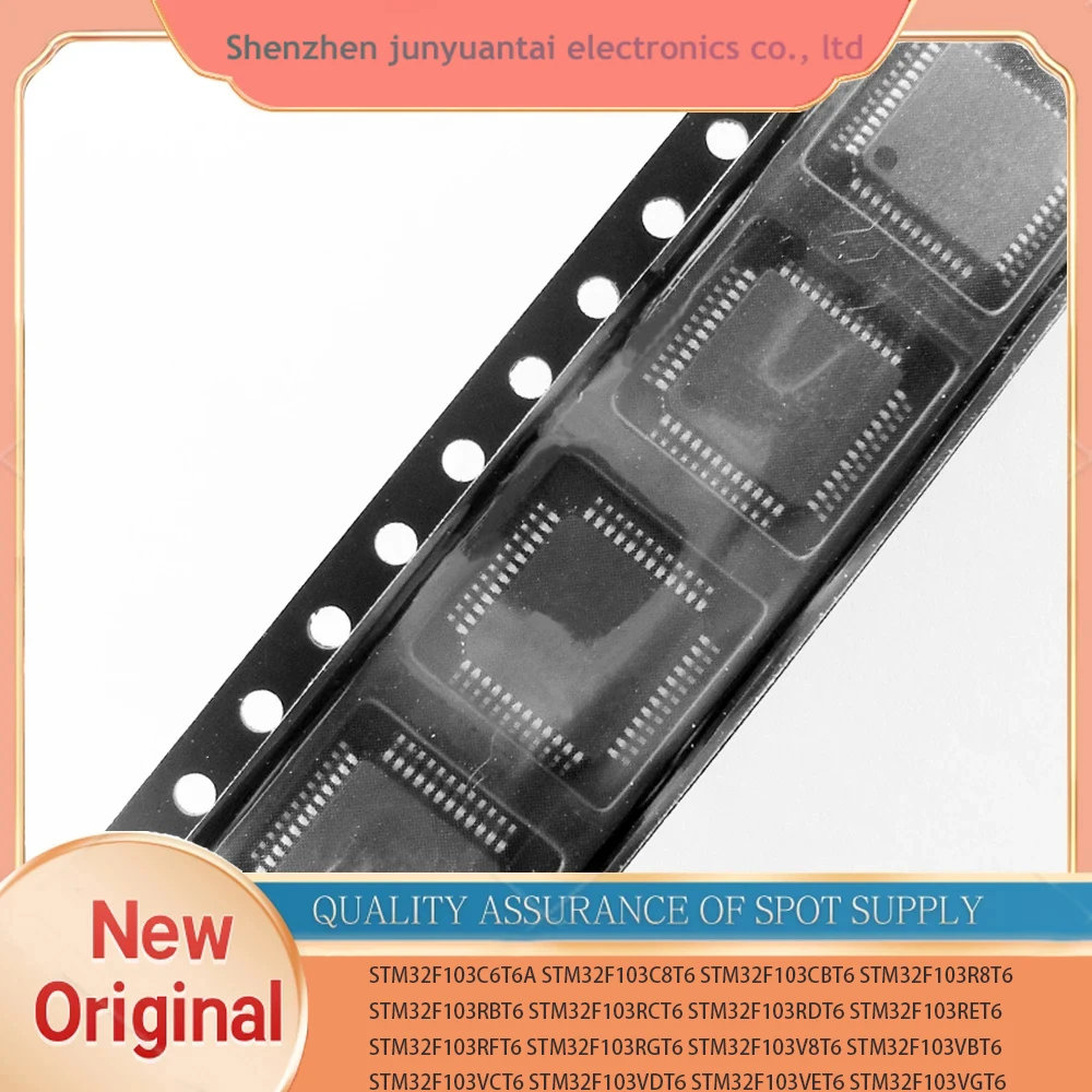 STM32F103C8T6 CBT6 R8T6 RBT6 RCT6 RET6 RDT6 VCT6 VET6 C6T6A ARM microcontroller chip MCU microcontroller IC