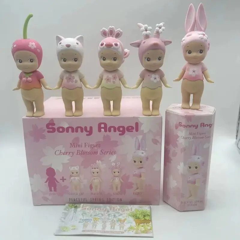 2025 réplica sonny anjo mini primavera flor de cerejeira coelho surpresa caixa cega maré brinquedo cura boneca presente da sorte
