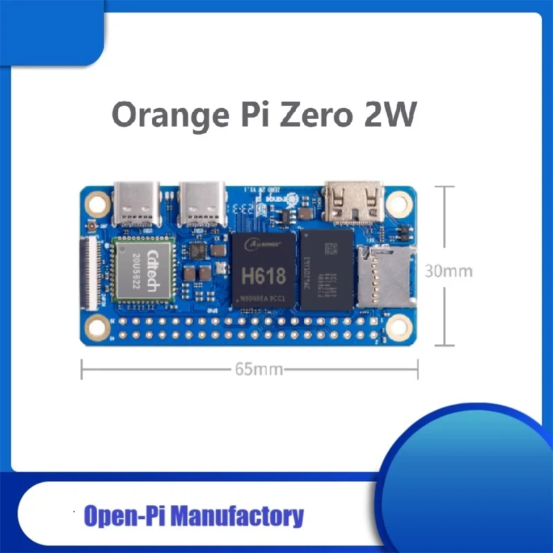 

OrangePi Zero2W All Star H618 supports Android, Linux and other operating system development boards