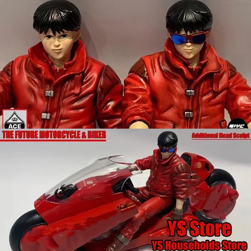 1/15 colecionável terno vermelho motocicleta menino bonito esporte figura de ação modelo cena acessório 6 "conjunto completo brinquedos fãs coleção