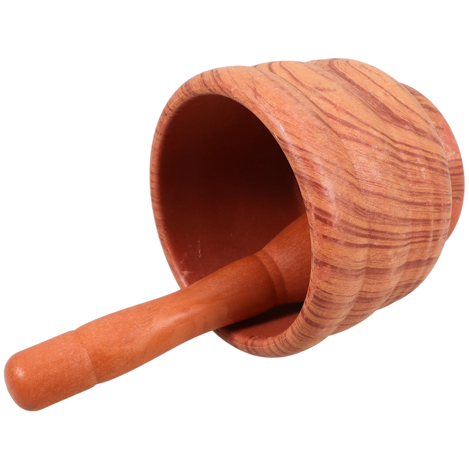 

1 set PP Material Garlic Crushing Bowl Pestle Masher Durable Grinding Tool Spice Crusher Household Crush Pot Smooth for Kitchen