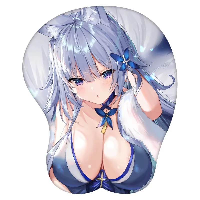 

Shinano Azur Lane 3D Mouse Pad Anime Mousepad Wrist Rest Silicone Sexy Creative Gaming Mat Gift