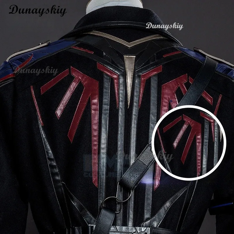 DY20Love and Deepspace Caleb Cosplay Costume Wig Farspace Colonel Uniform Trench Hat Halloween Party for Women Men Carnival Prop