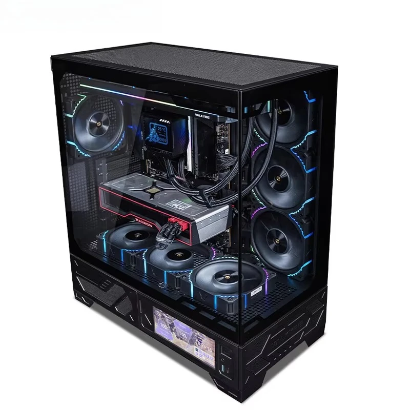 Valkyrie VK03 White Aluminum Gaming Computer Case with 360 Water