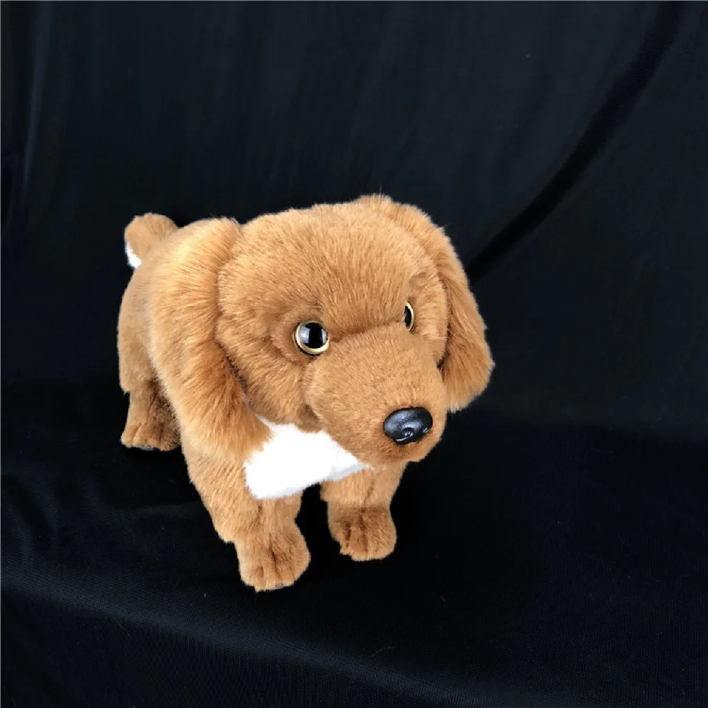 

cute simulation dachshund dog plush brown dog doll gift about 40cm