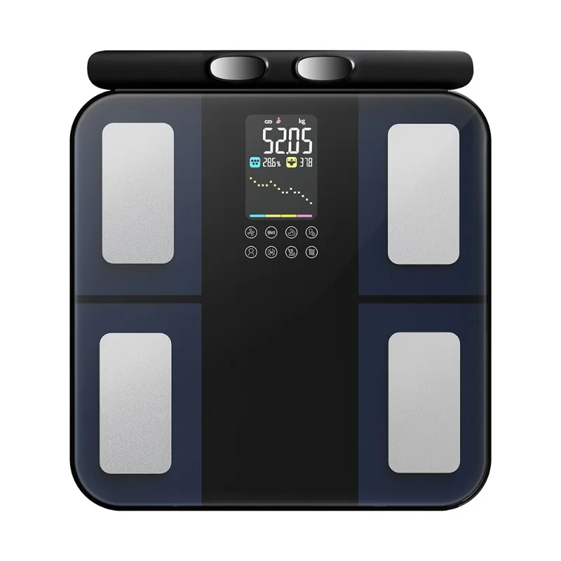 Digital Body Fat Scales Bluetooth 8 Electrodes Body Composition Analyzer Weight Scale with APP for Fitness and Health Monitoring