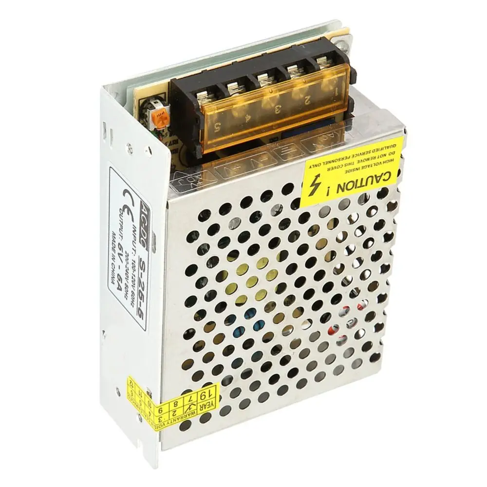 

5V DC Power Supply Adapter 10W/25W Regulated Switching Power Supply Short Circuit/Overload Protection AC 110V/220V Power Adapter
