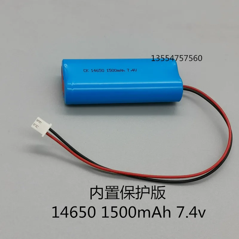 2 sztuk/partia bateria litowa 14650 1500mAh 3.7V dla mocnych części latarek