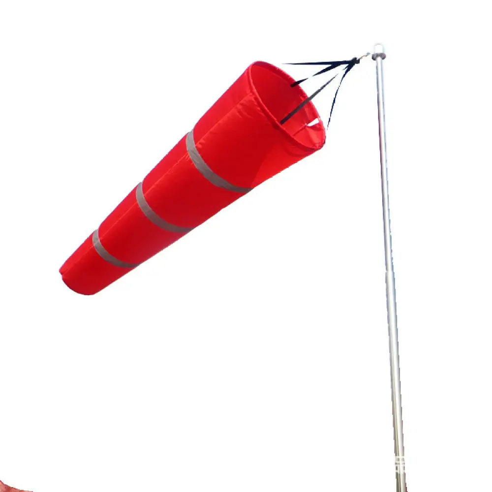 Outdoor Wind Sock Reflective Safety Indicator Waterproof Measurement Tool Weather Vane Airport Factory Garden Equipment
