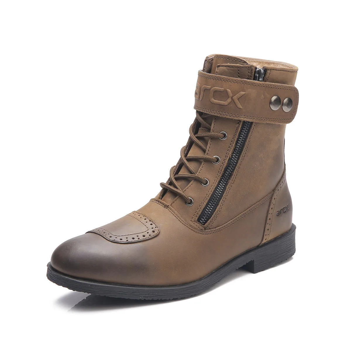 

ARCX Vintage Men's Harley Motorcycle Riding Boots Heavy-Duty Protective Gear for Riding