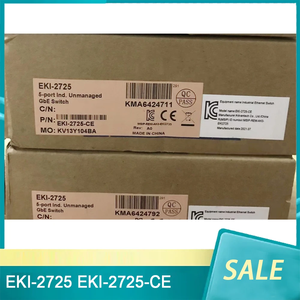 EKI-2725 para conmutador Industrial Advantech, conmutador Gigabit de 5 puertos, EKI-2725-CE