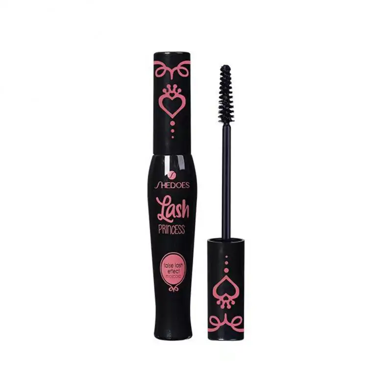 InjFiber-Mascara waterproof noir pour les cils, extension capillaire, ne se décolore pas, brosse durable