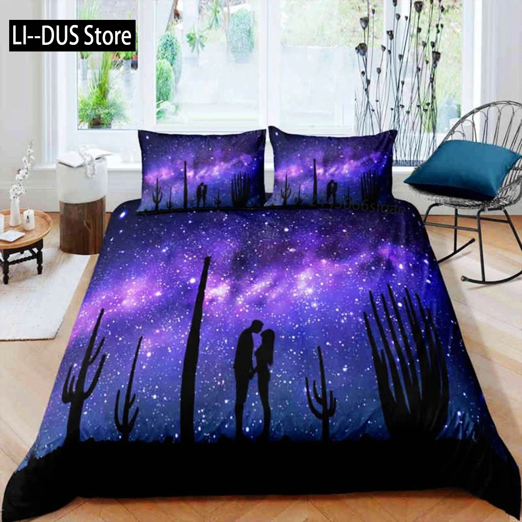 

Couple Duvet Cover Set Microfiber White Portrait Couple Kissing Twin Bedding Set Valentine's Day Gift For Lover Queen King Size