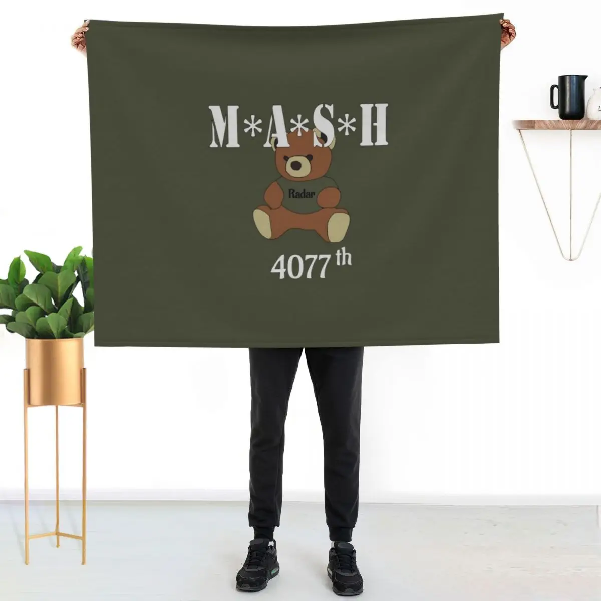 MASH Throw Blanket christmas gifts Sofa Throw Thermal Furry Quilt Luxury Thicken Blankets
