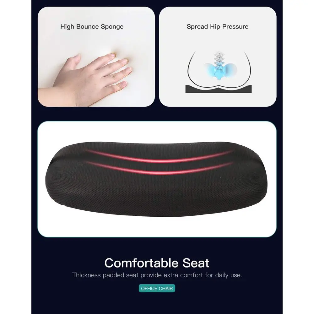 Office Chair Ergonomic Desk Chair Mid Back Computer Chair with Lumbar Support Armrests Breathable Mesh Height Adjustable Chair R