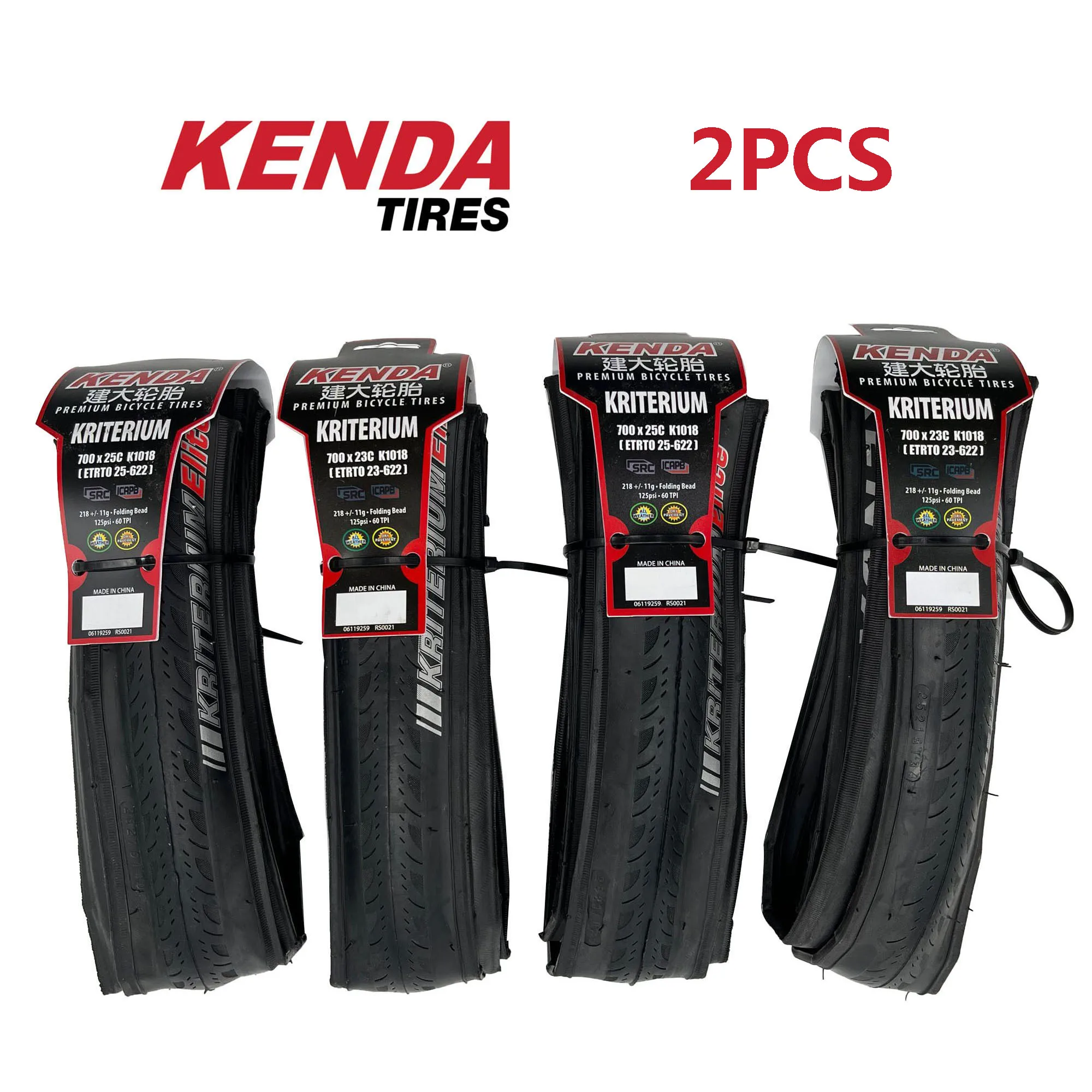2PCS New KENDA KRITERIUM (K1018) BICYCLE tires 700x23c 700x25c ROAD BIKE TIRE 25-622 60TPI tire Folded Version ROAD BIKE TIRE