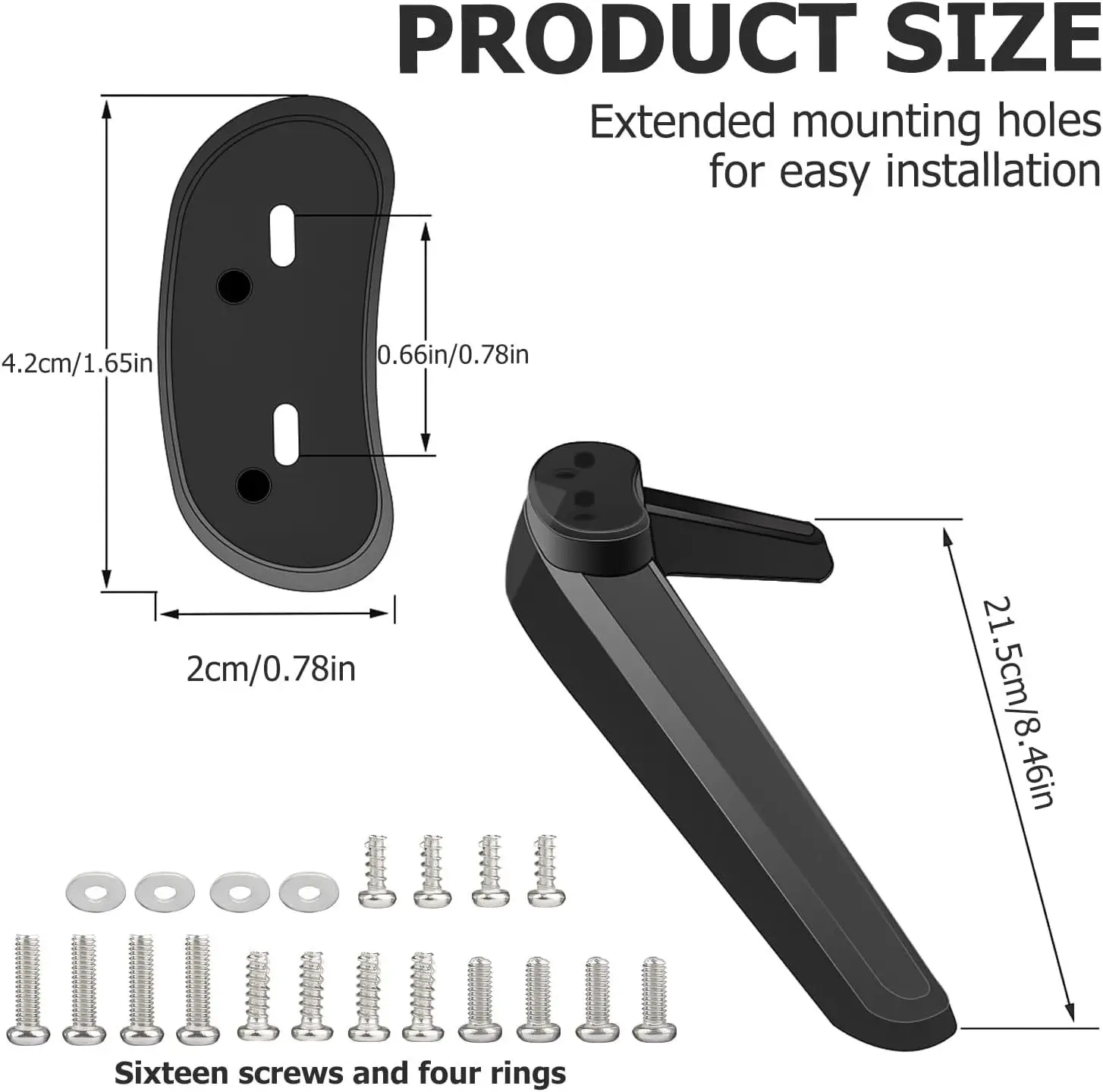 TV Stand Base Foot Replacement Leg Mounting Frame Base Foot Screws Suitable for Most Flat Panels