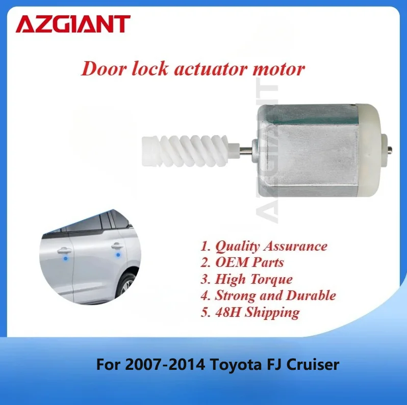 

AZGIANT Car door lock motor for 2007-2014 Toyota FJ Cruiser Direct Current Motor accesorios de auto Lock Block Motor DC12V