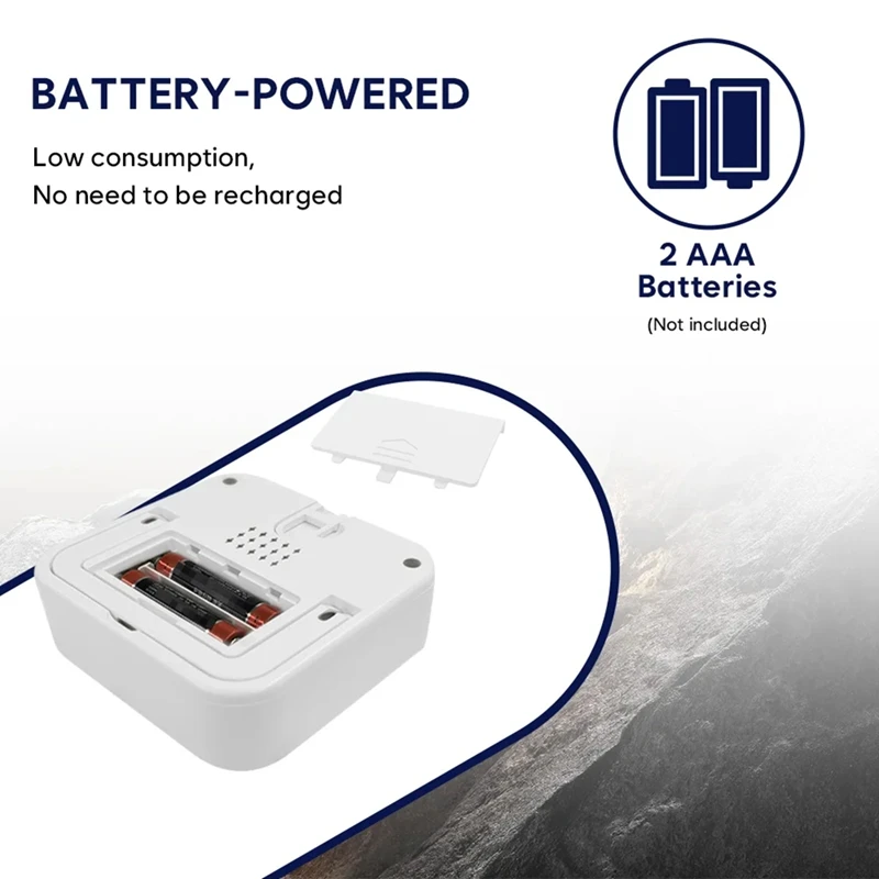 Mini Radon Air Quality Monitor Temperature Humidity Data Adjustment Radon Sensor Monitor Indoor Radon Gas Detector-AC17