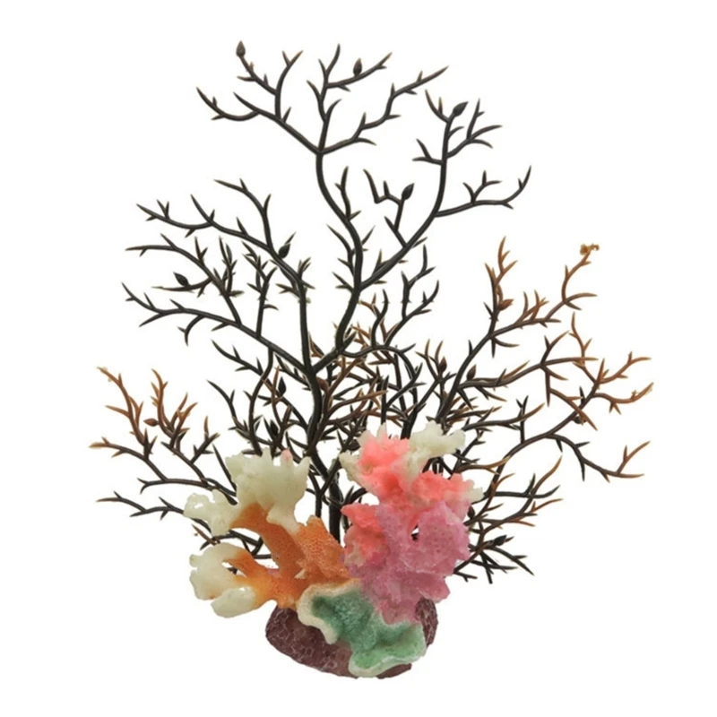 Exquisite Coral Crafts Simulation Coral FishTank Landscaped Decoration Colorful FishTank Sea Creature Coral