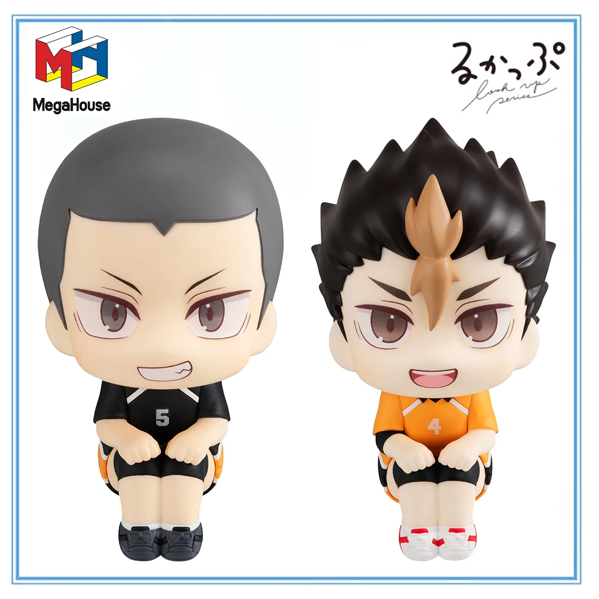 

100 Original MegaHouse Look Up Haikyuu!! Nishinoya Yuu Tanaka Ryuunosuke Uniform Ver. Collection Series Model Toys