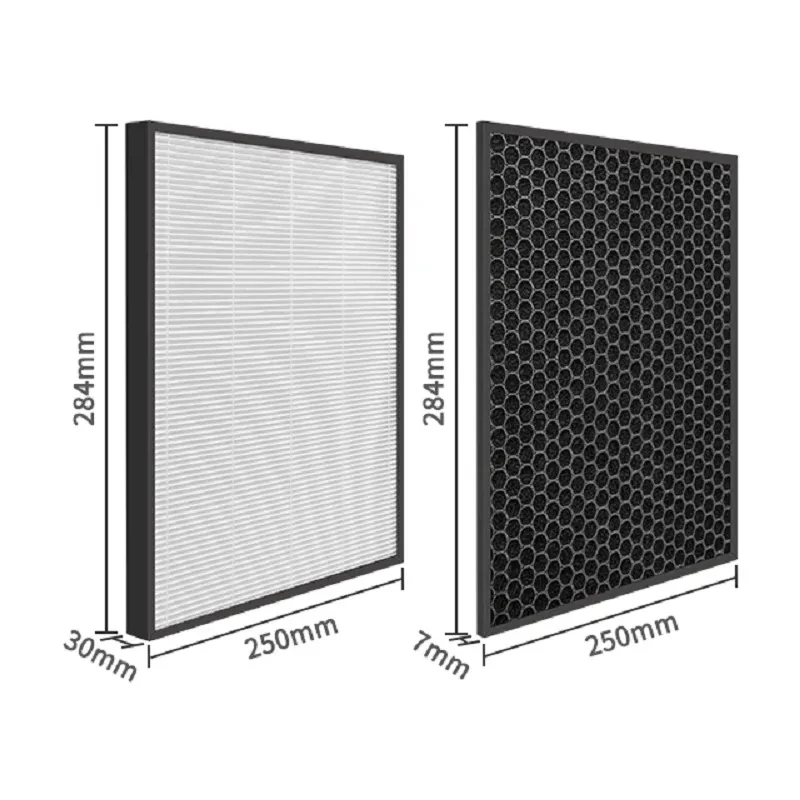 Air Purifier Filter HEPA and Activated Carbon Filter Set For Panasonic F-PXJ30C F-PDJ30C F-30C3PD F-ZXJP30C F-ZXJD30C