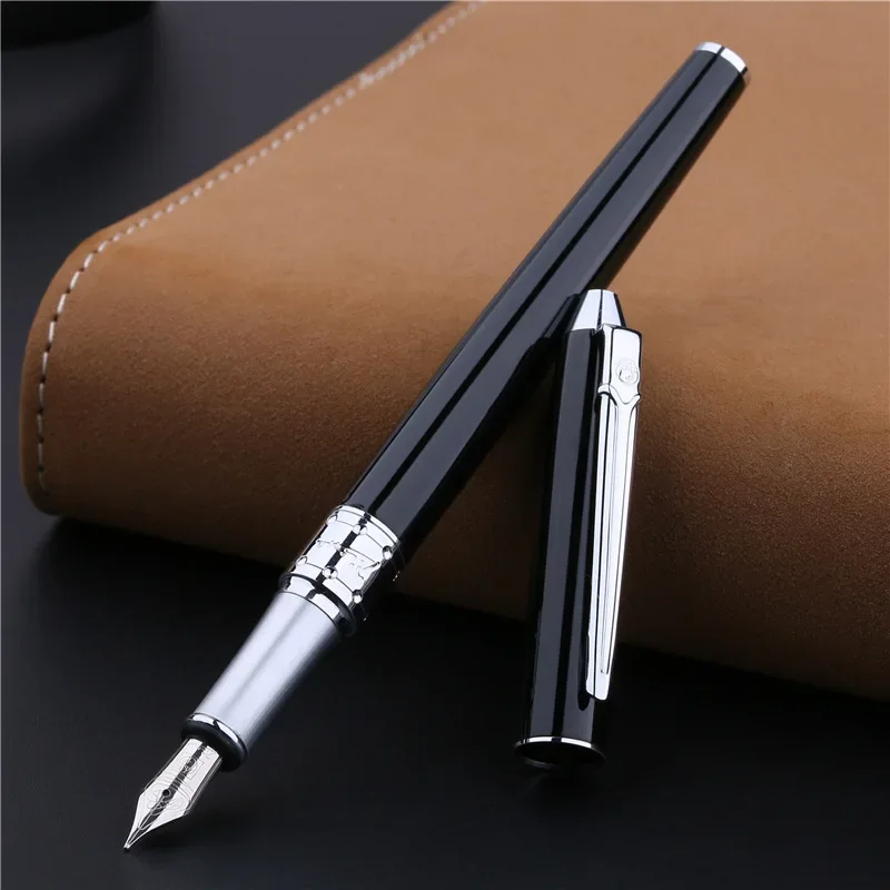 Picasso 605 High Quality Iraurita Fountain Pen Full Metal Silver Clip Luxury Pens  Caneta Stationery Office School Supplies
